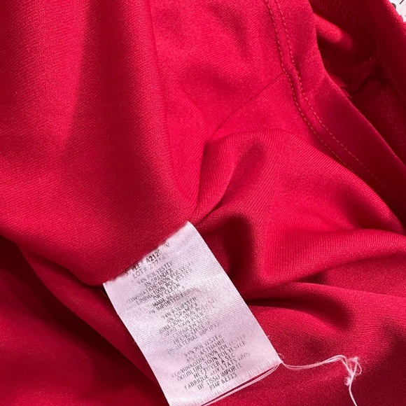 Betsy and Adam capped seath formal midi dress red size 20W - Picture 8 of 8